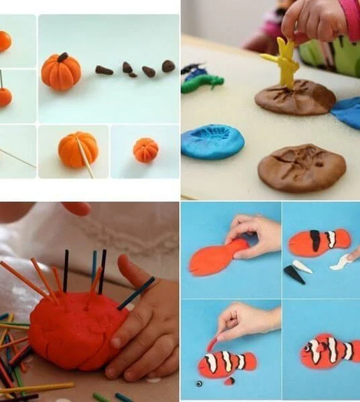 Pachet Plastilină și Creioane cerate
