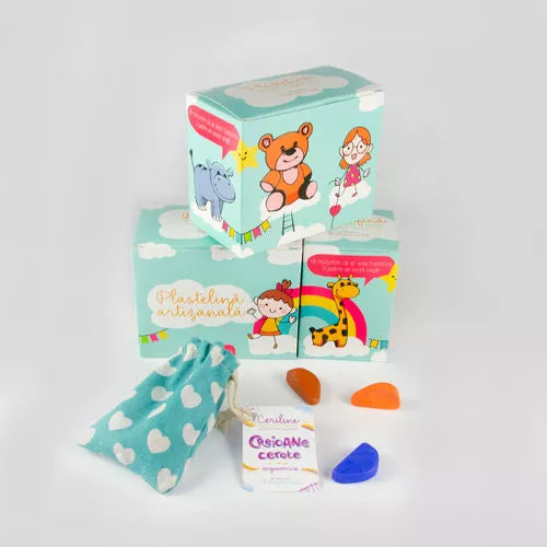 Pachet Plastilină și Creioane cerate