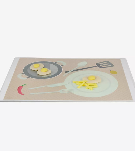 Set planșete educaționale pentru plastilină-Hai la masă